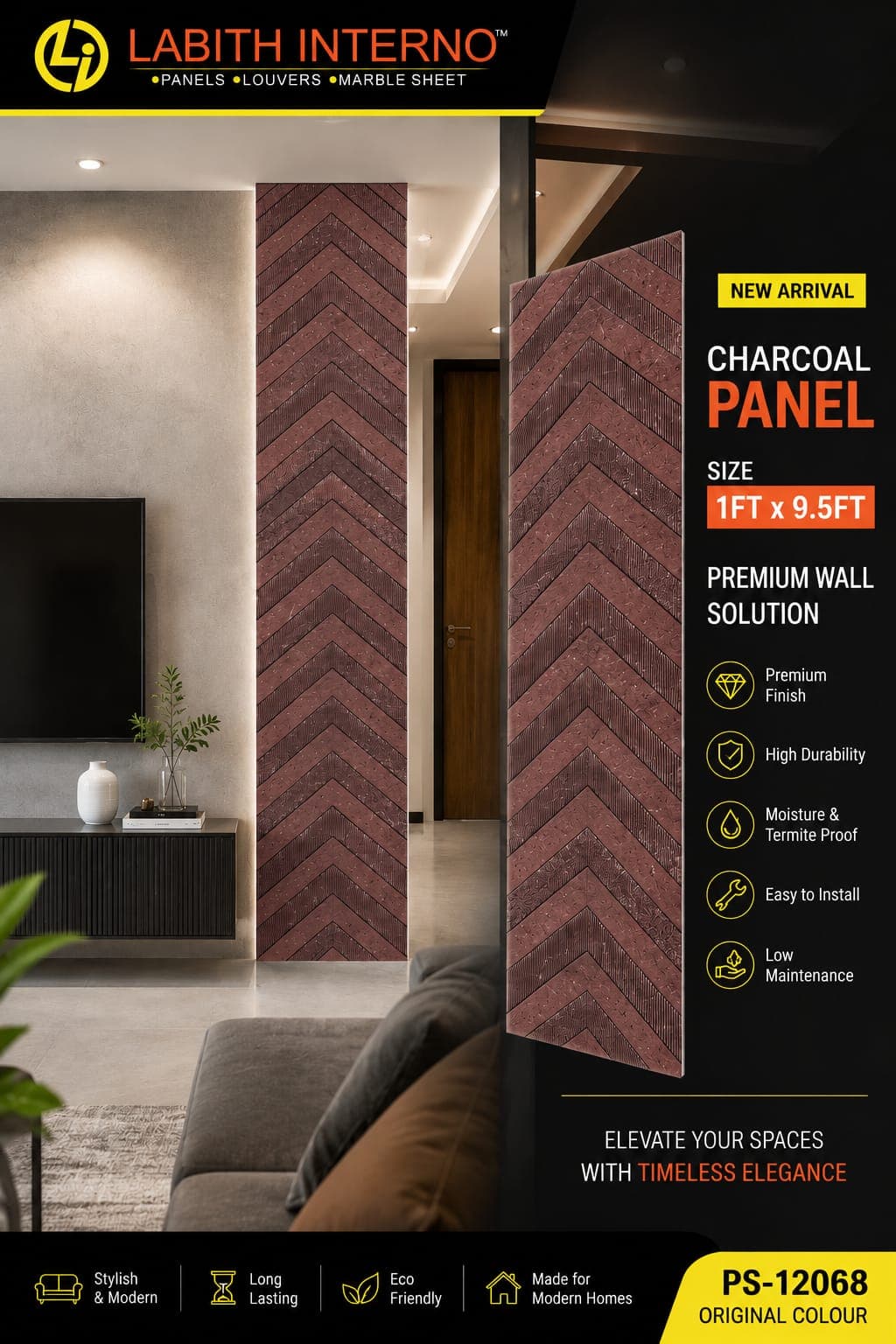 Charcoal Panels premium interior finish
