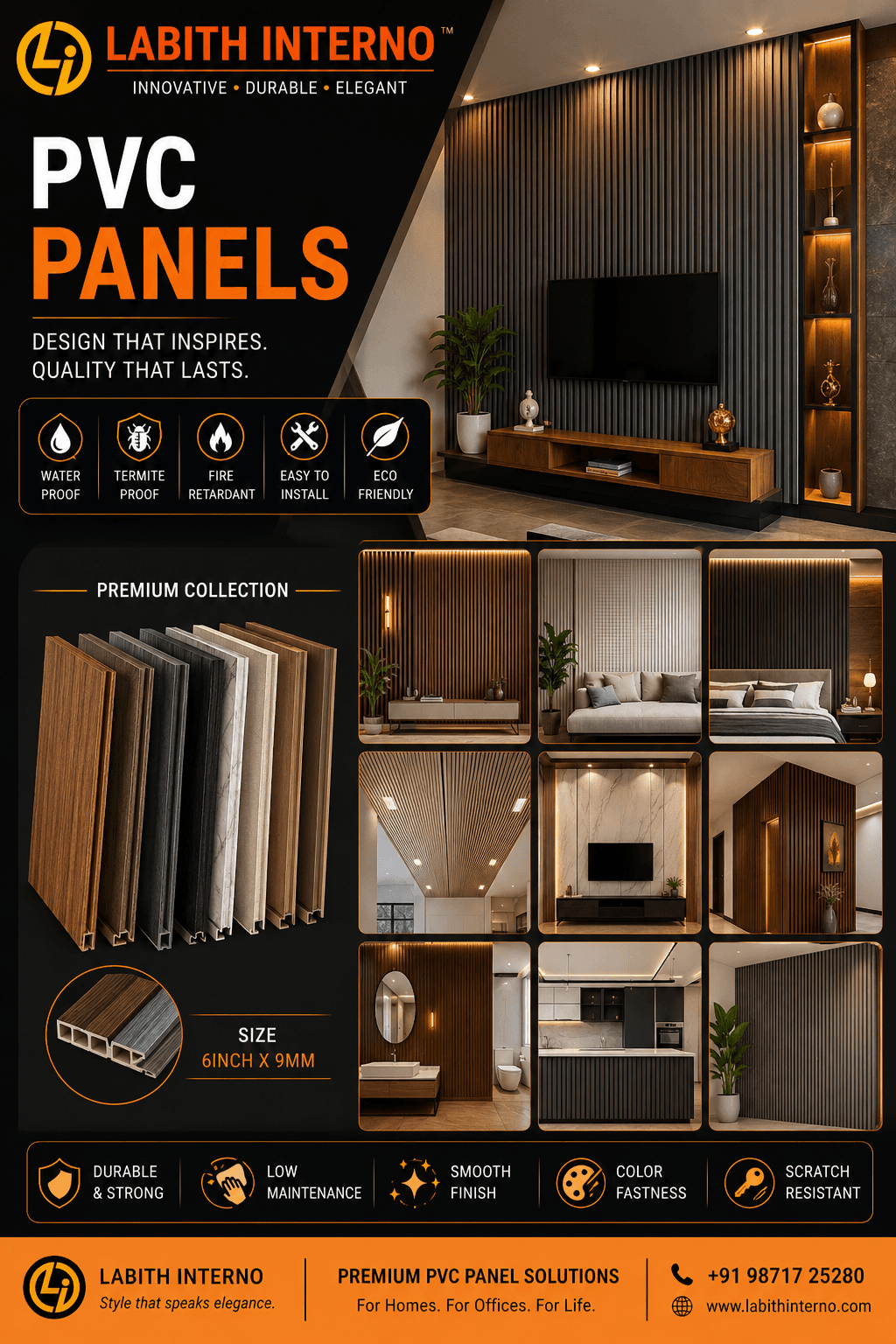 PVC Panels premium interior finish